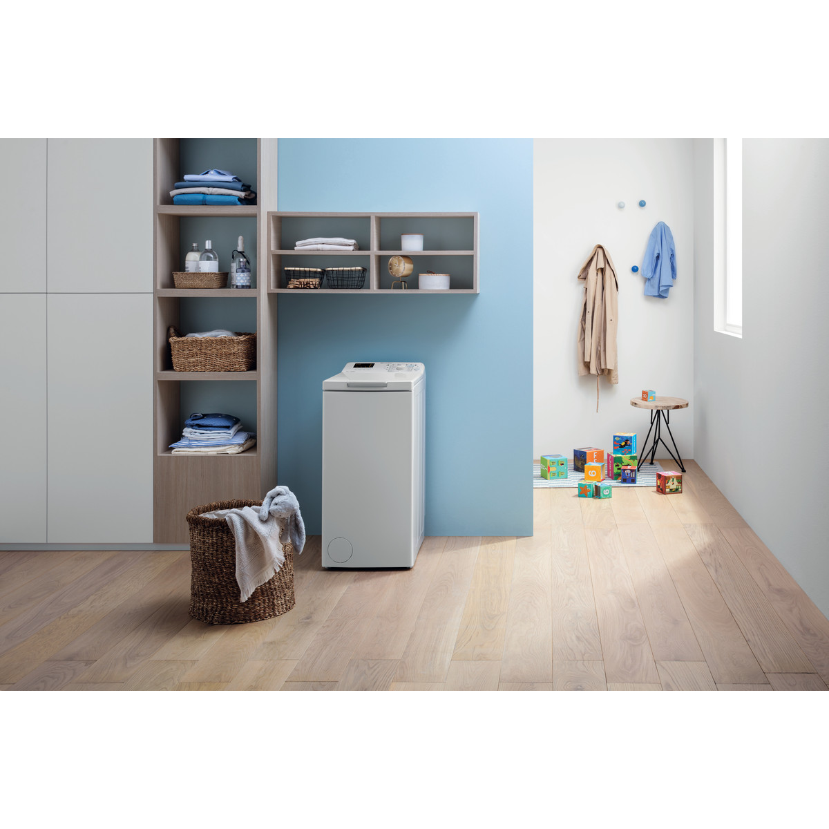 INDESIT BTW S60300 EU/N Felültöltős mosógép, Turn&Wash, gyors programindítás, 5 év motorgarancia