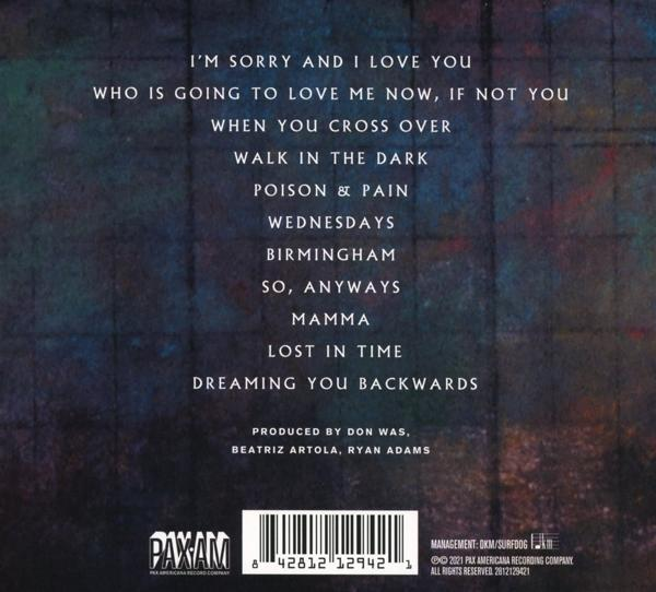 Albumhoes van een cd met songtitels en credits van artiest en producent.