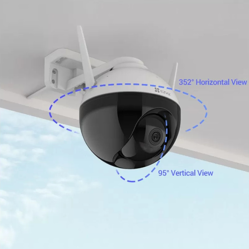 EZVIZ Caméra de surveillance Intérieur Pan/Tilt Smart C8C Full-HD WiFi (303101845)