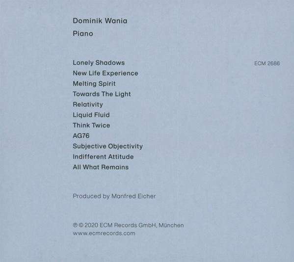 Dominik Wania - Lonely Shadows  - (CD)
