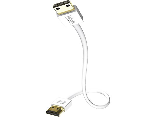 INAKUSTIK 4246830 - HDMI Kabel mit Ethernet (Weiss)