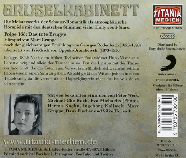 Gruselkabinett - Gruselkabinett - Folge 168  - (CD)