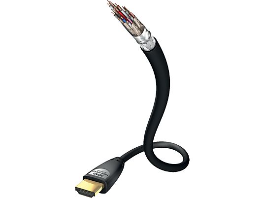 INAKUSTIK 3245100 - HDMI Kabel mit Ethernet (Schwarz)