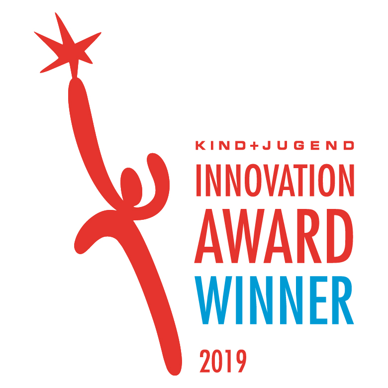 Kind+Jugend Innovation Award Gewinner 2019 Logo.