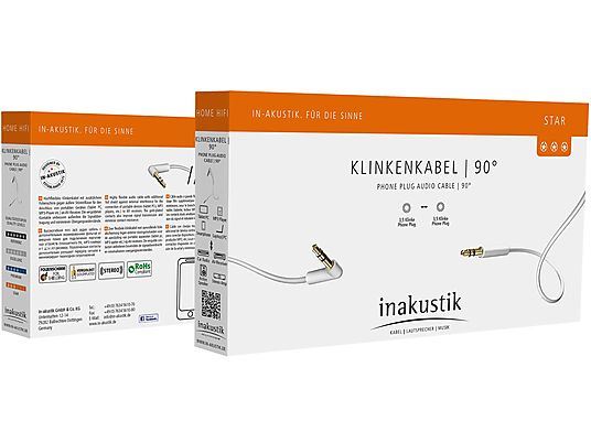 INAKUSTIK 31040075 - Klinkenkabel (Weiss)