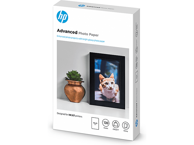 HP Advanced Fotopapier glänzend 10x15 Q8692A — Foto 4 von 5