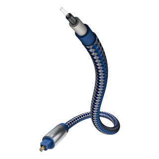 INAKUSTIK 0041210 - Câble opto (Bleu/Argent)