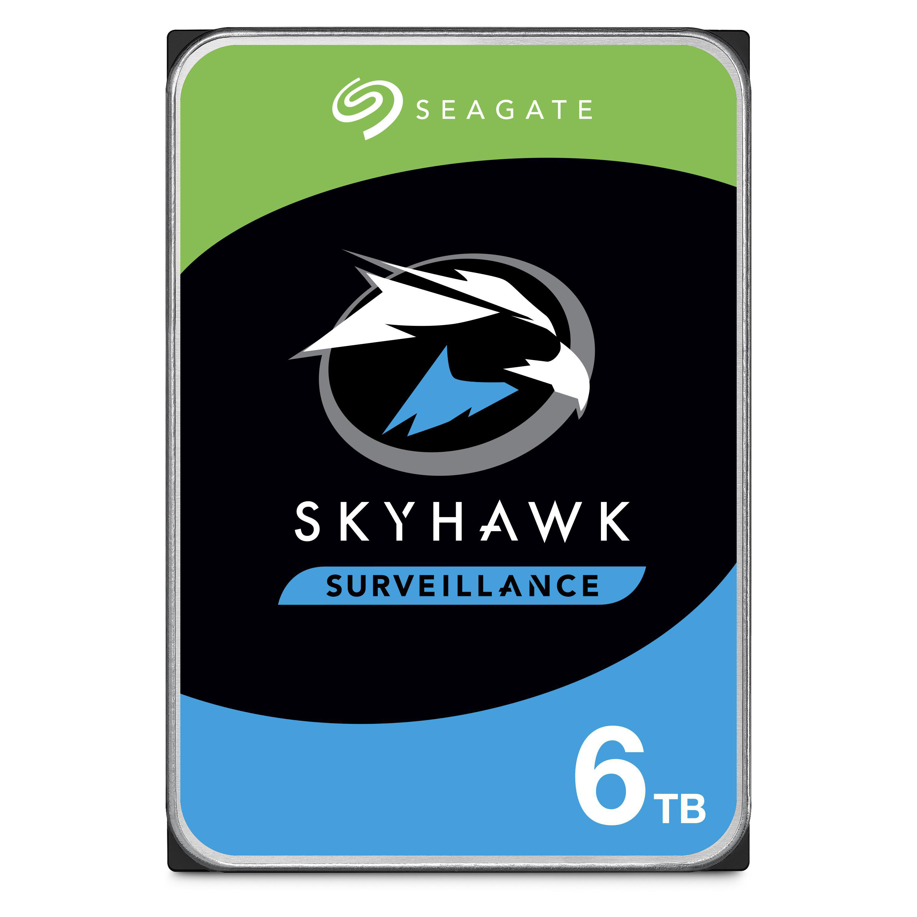 SEAGATE SkyHawk Festplatte Bulk, 6 TB HDD SATA 6 Gbps, 3,5 Zoll, intern