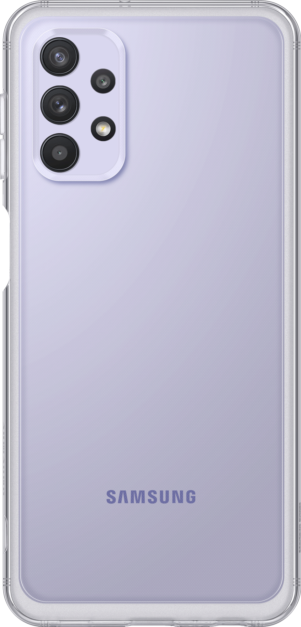 SAMSUNG 194530 Soft Clear Cover "EF-QA326" Backcover, für Samsung Galaxy A32 5G, Transparent