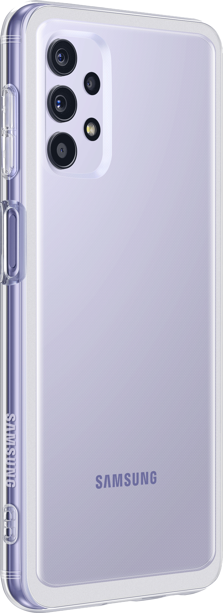 SAMSUNG 194530 Soft Clear Cover "EF-QA326" Backcover, für Samsung Galaxy A32 5G, Transparent