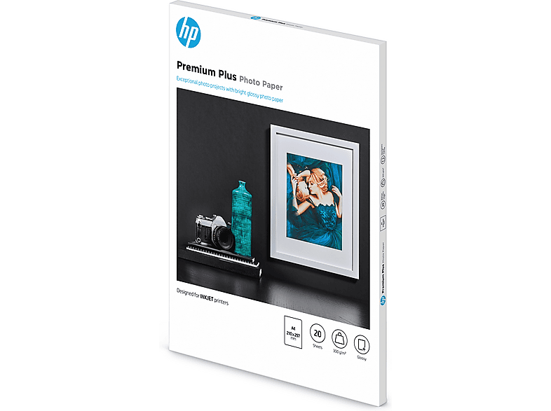 HP Premium Plus Fotopapier glänzend A4 CR672A — Foto 3 von 5
