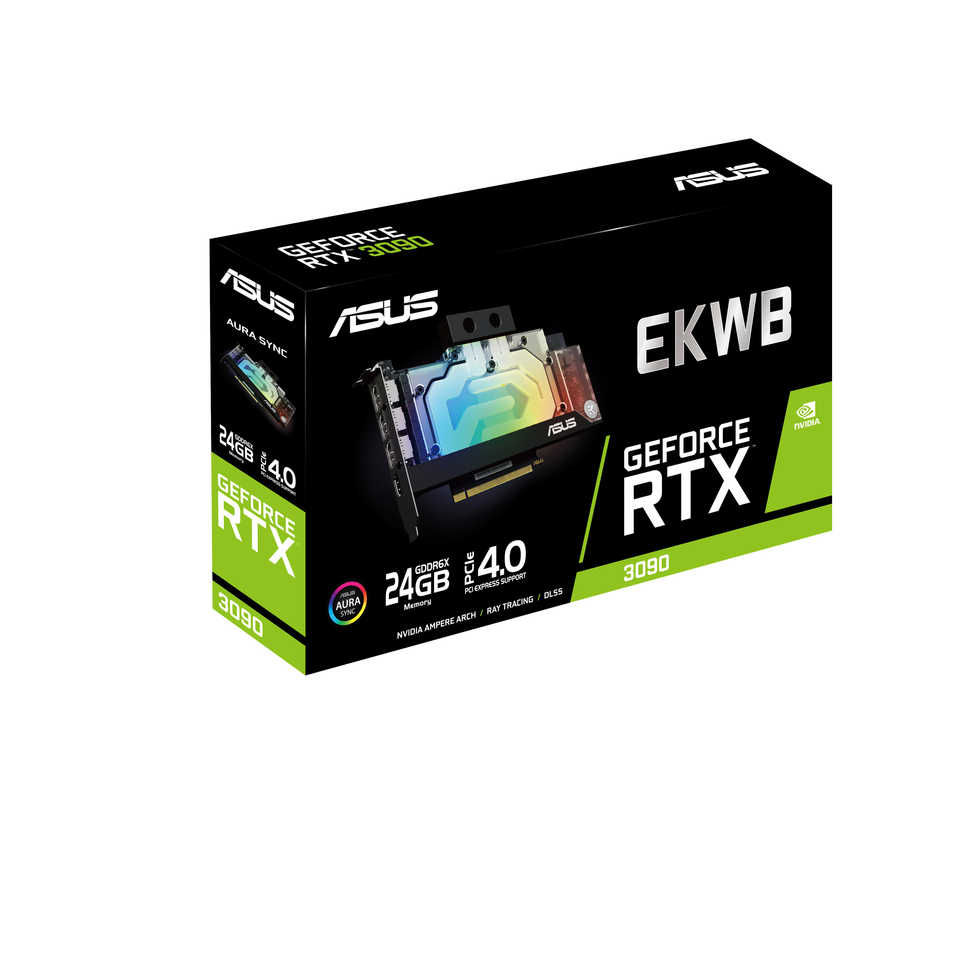 ASUS Grafikkarte GeForce RTX 3090 mit EK Water Block 24GB (RTX3090-24G-EK)