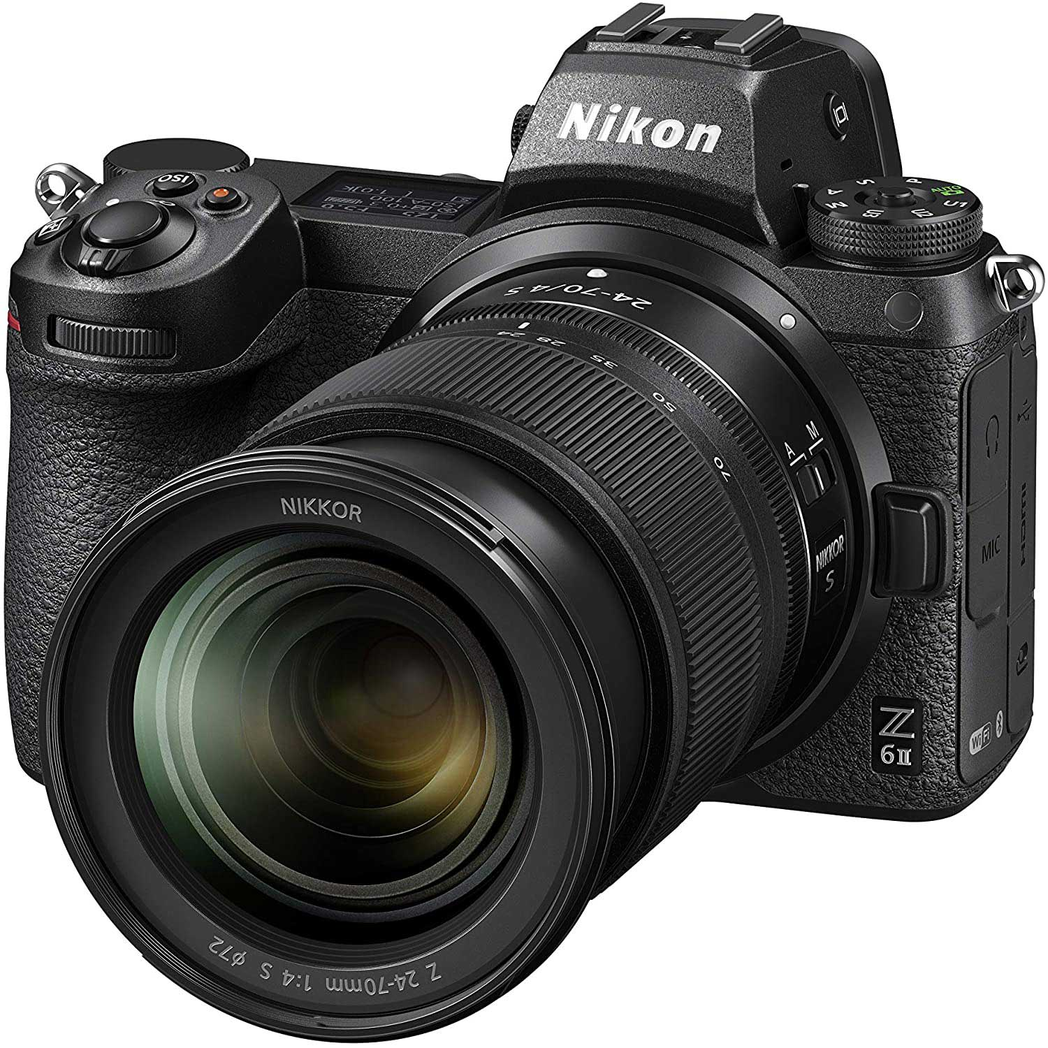 NIKON Appareil photo hybride Z6 II  boîtier + 24-70mm (VOA060K001)