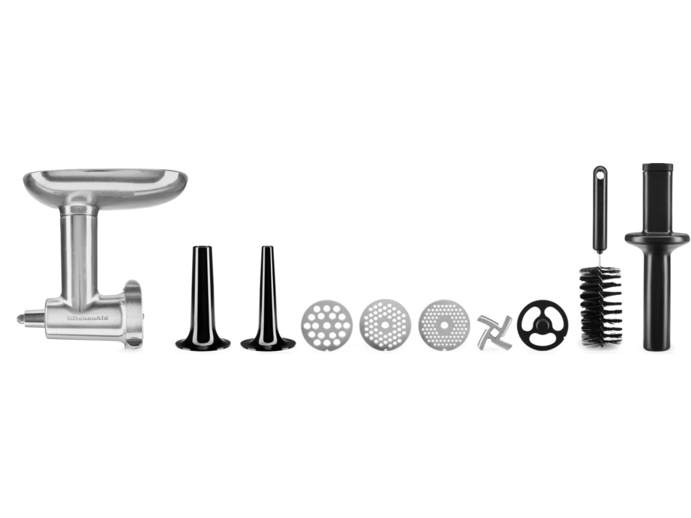Picadora - KitchenAid 5KSMMGA, Para robot de cocina KitchenAid, Aluminio, Inox