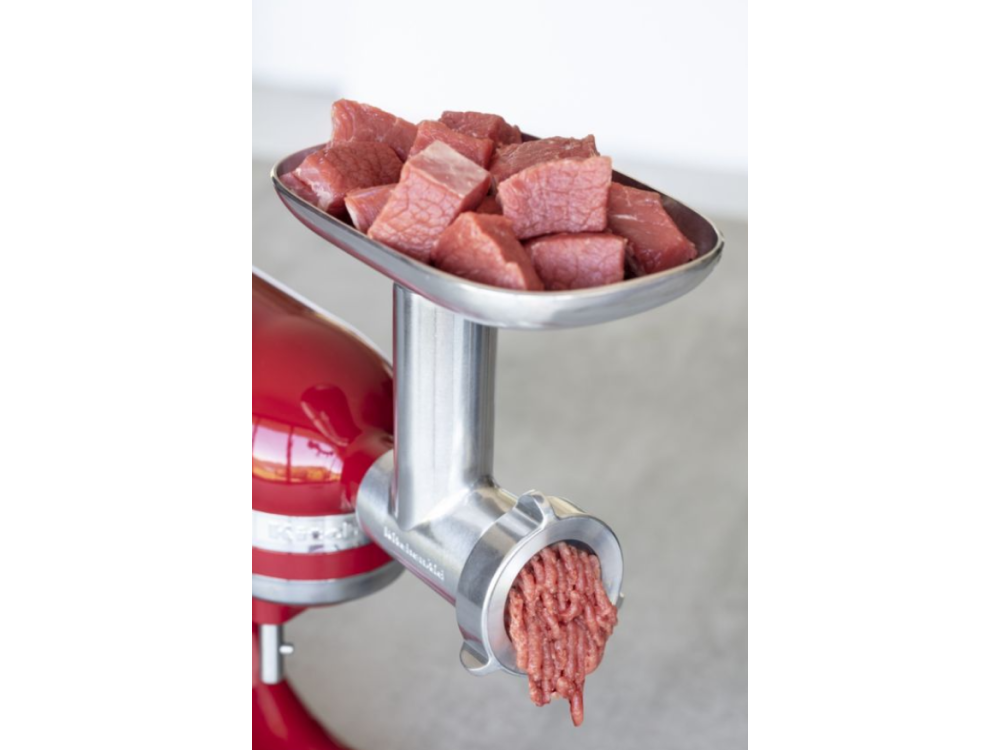 Picadora - KitchenAid 5KSMMGA, Para robot de cocina KitchenAid, Aluminio, Inox