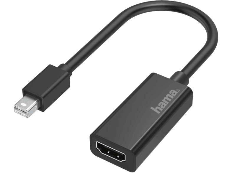 Cable DisplayPort negro RS PRO, con. A: DisplayPort macho, con. B: HDMI  macho, long. 5m