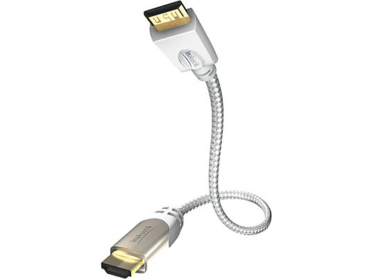 INAKUSTIK 0042323 - Câble HDMI (Blanc)