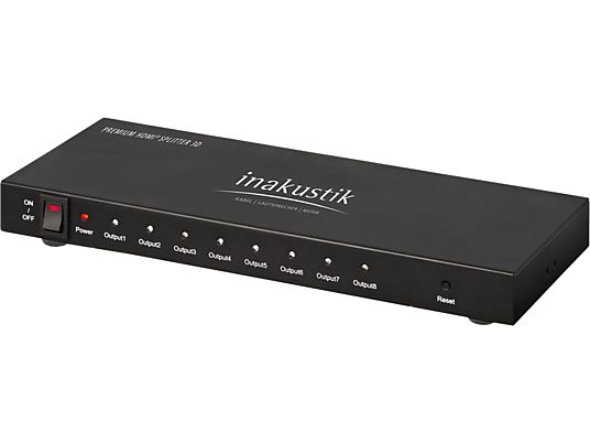 INAKUSTIK 004245118 - HDMI-Splitter (Schwarz)