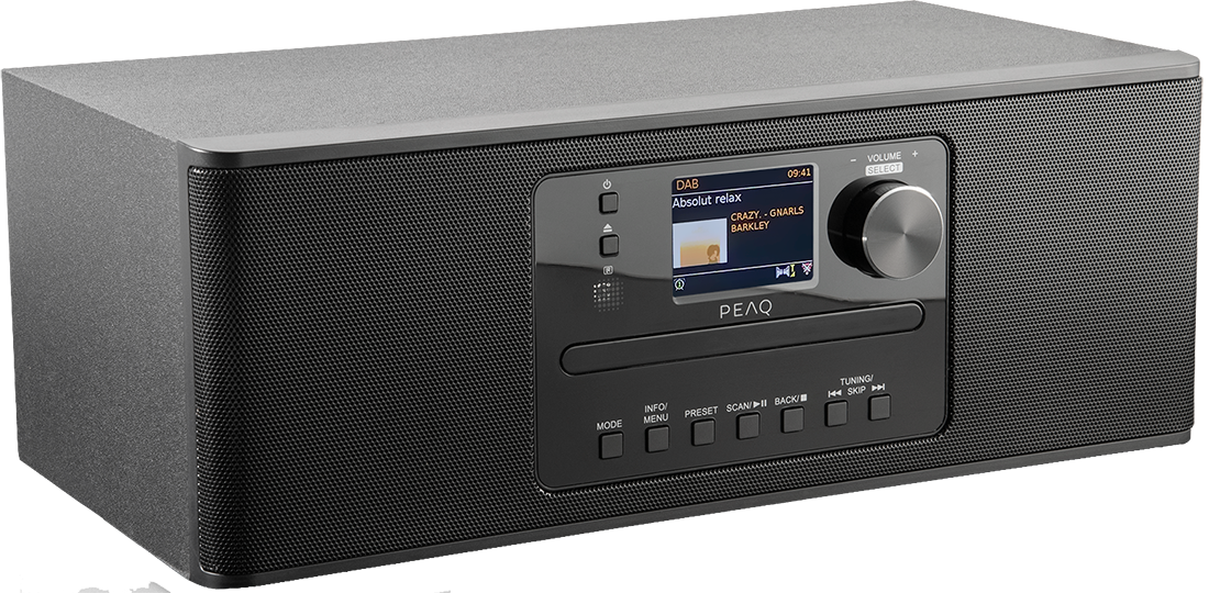 PEAQ PDR 370 BT Zwart