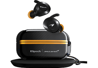KLIPSCH T5 II Sport McLaren Edition - Auricolari True Wireless (In-ear, Nero/Arancia)