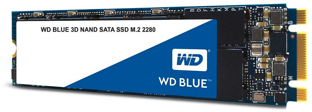 WD Blue 3D NAND SATA SSD M.2 2280.