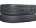 LOGITECH ERGO K860 - Kabellose Tastatur (Dunkelgrau)