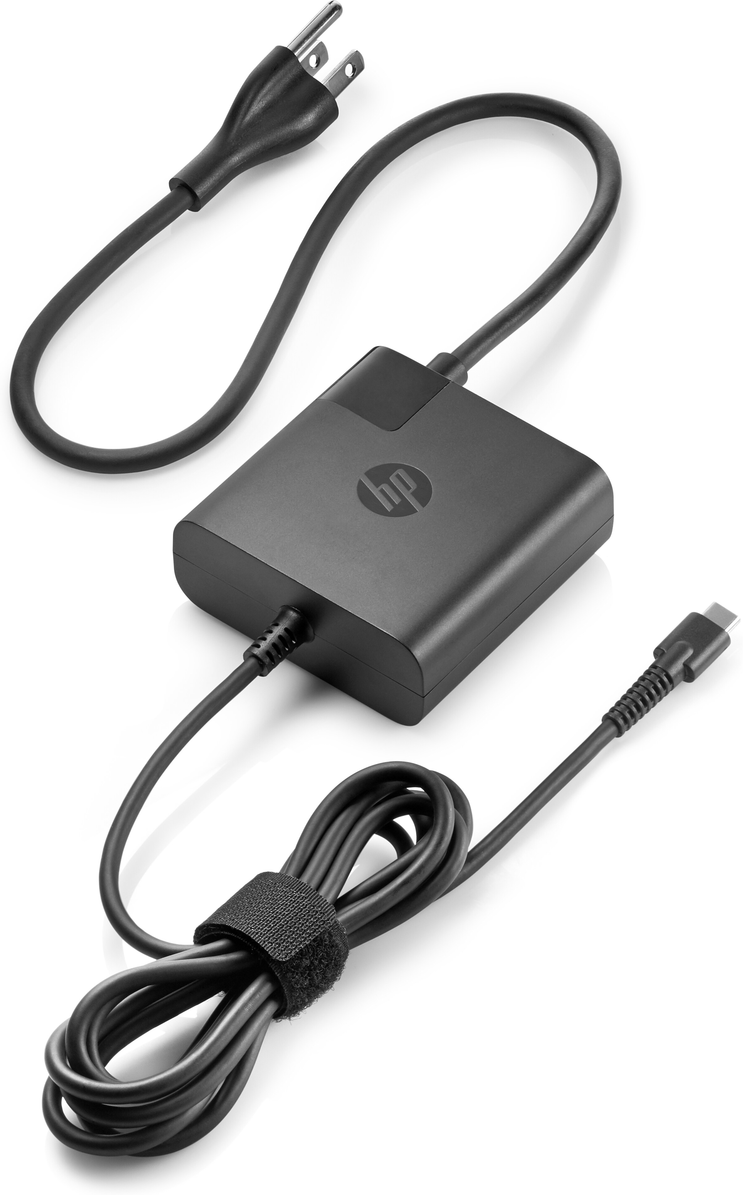 HP 65 Watt USB-C Netzadapter HP, 90-265 Volt 65 W, Schwarz