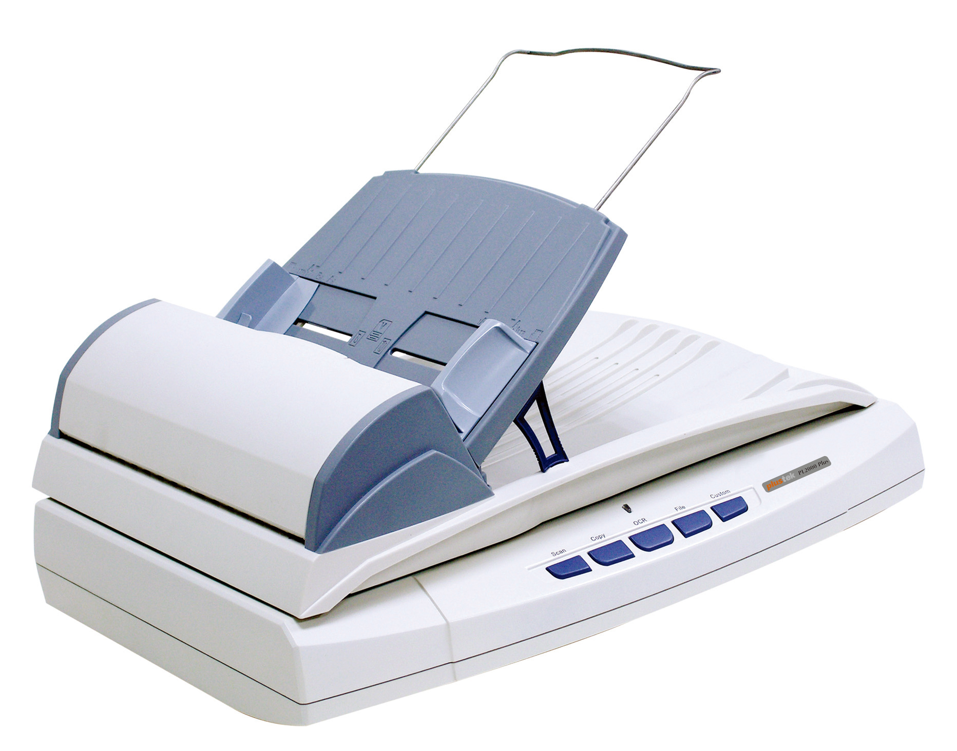PLUSTEK SmartOffice PL2000 Plus Dokumentenscanner , Flachbett: bis zu 1.200 x 1.200 dpi, ADF: bis zu 600 x 600 dpi, CCD