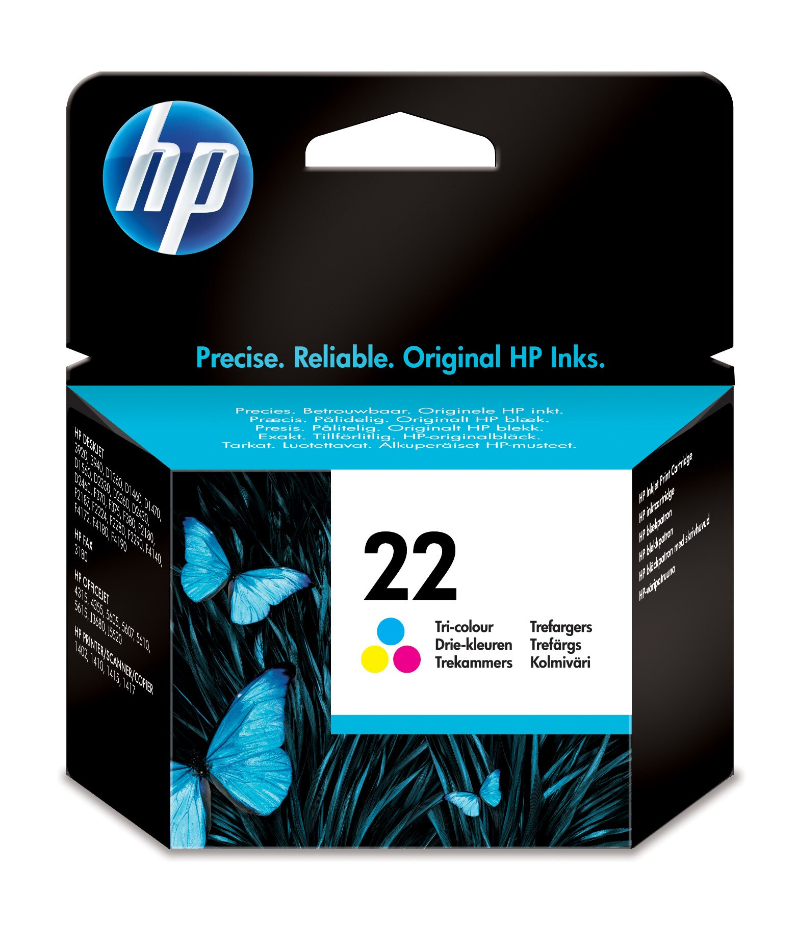 HP 22 Tintenpatrone Cyan/Magenta/Gelb (C9352AE)