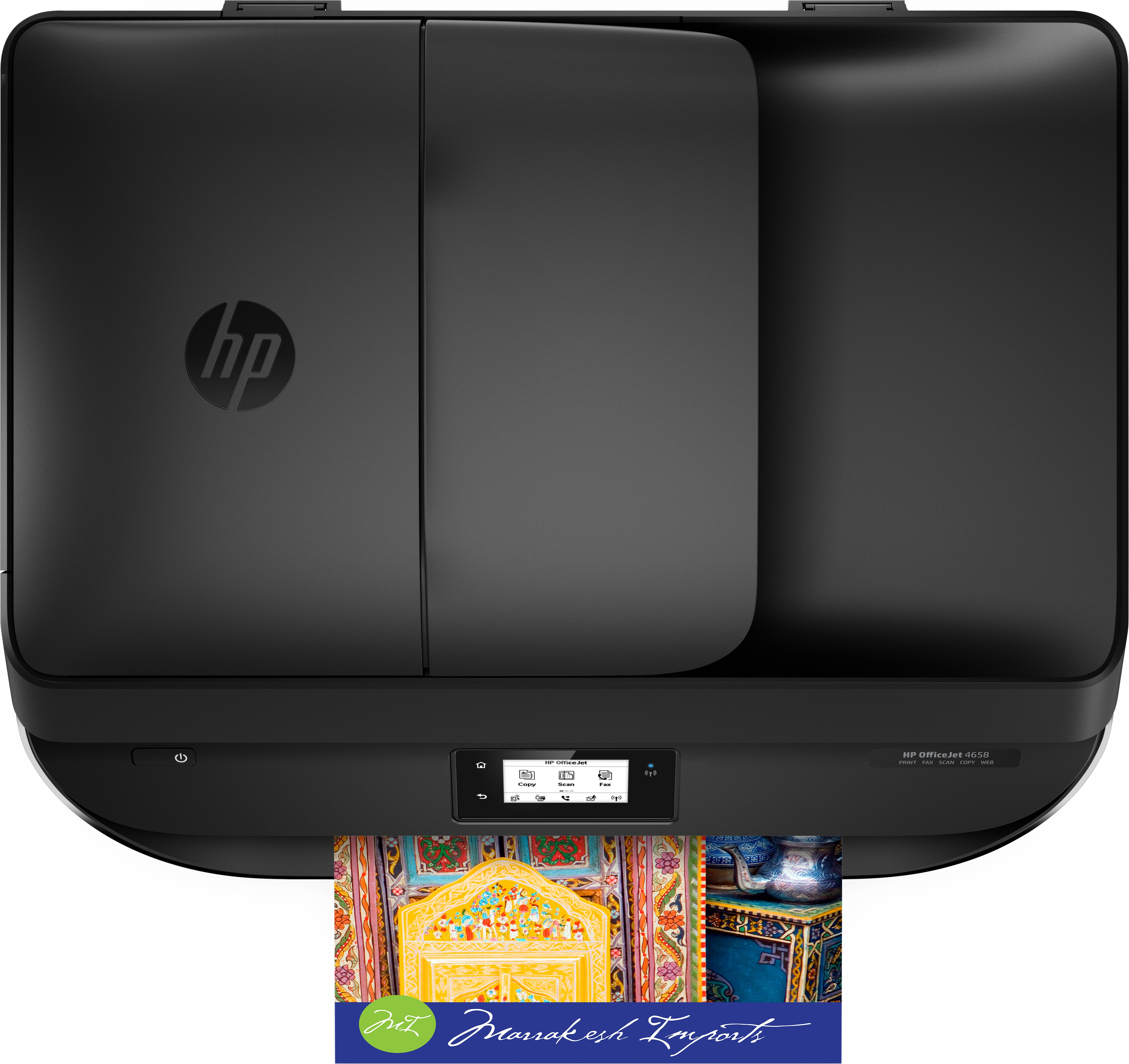 Impresora multifunción - HP OfficeJet 4658, WiFi, ePrint, Negro