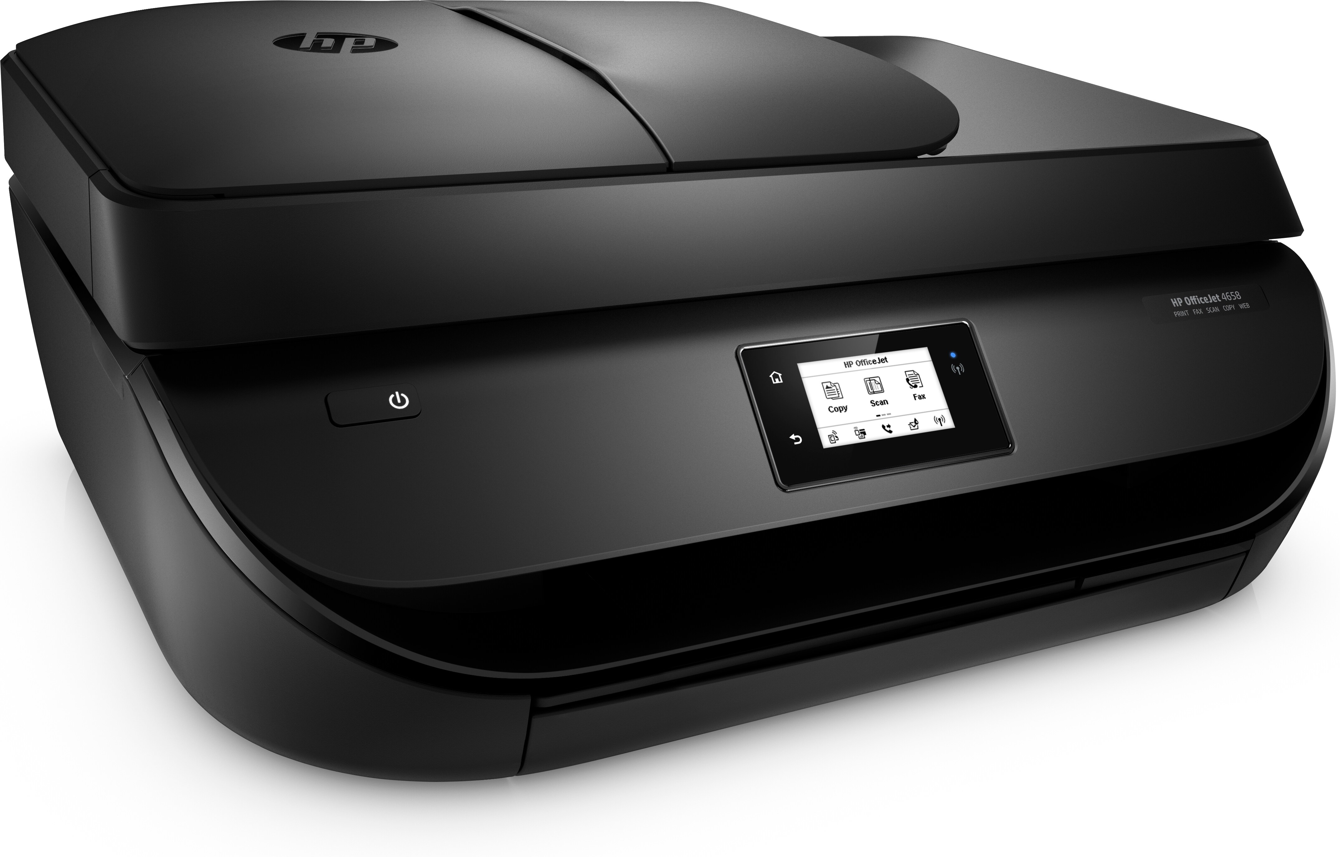Impresora multifunción - HP OfficeJet 4658, WiFi, ePrint, Negro