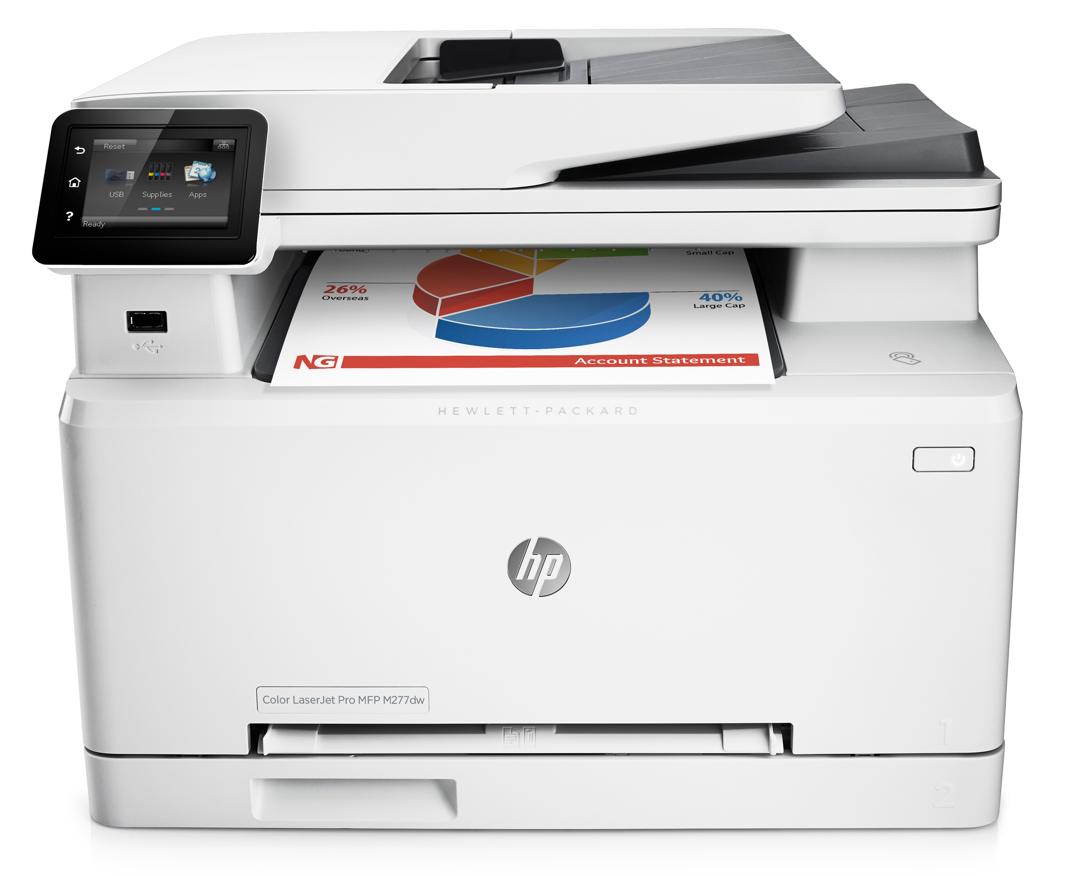 Impresora Multifunción Láser - HP LaserJet Pro M277dw, NFC y WiFi