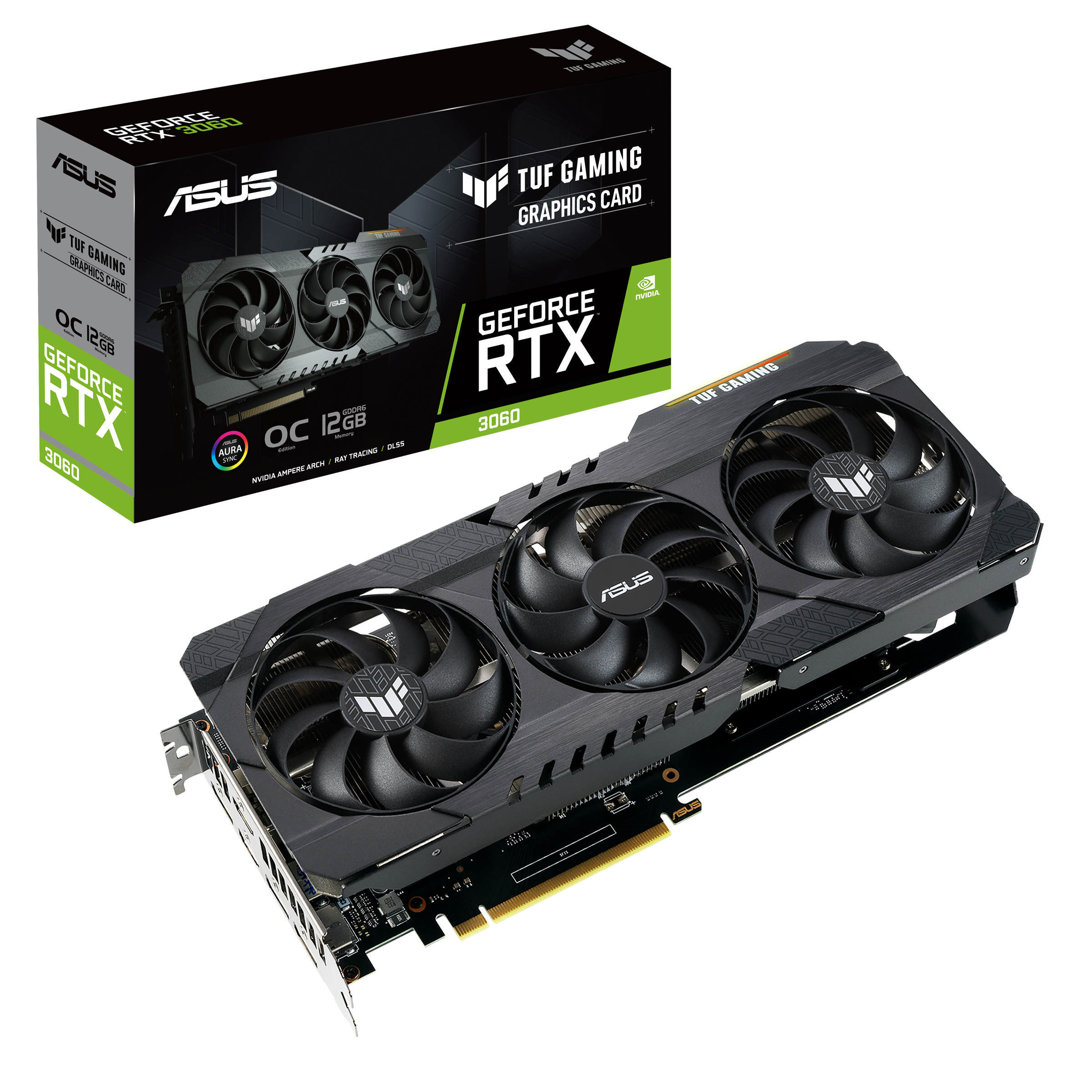 Grafikkarte) Gaming (NVIDIA, TUF 3060 (90YV0GC0-M0NA00) GeForce OC 12GB RTX™ ASUS