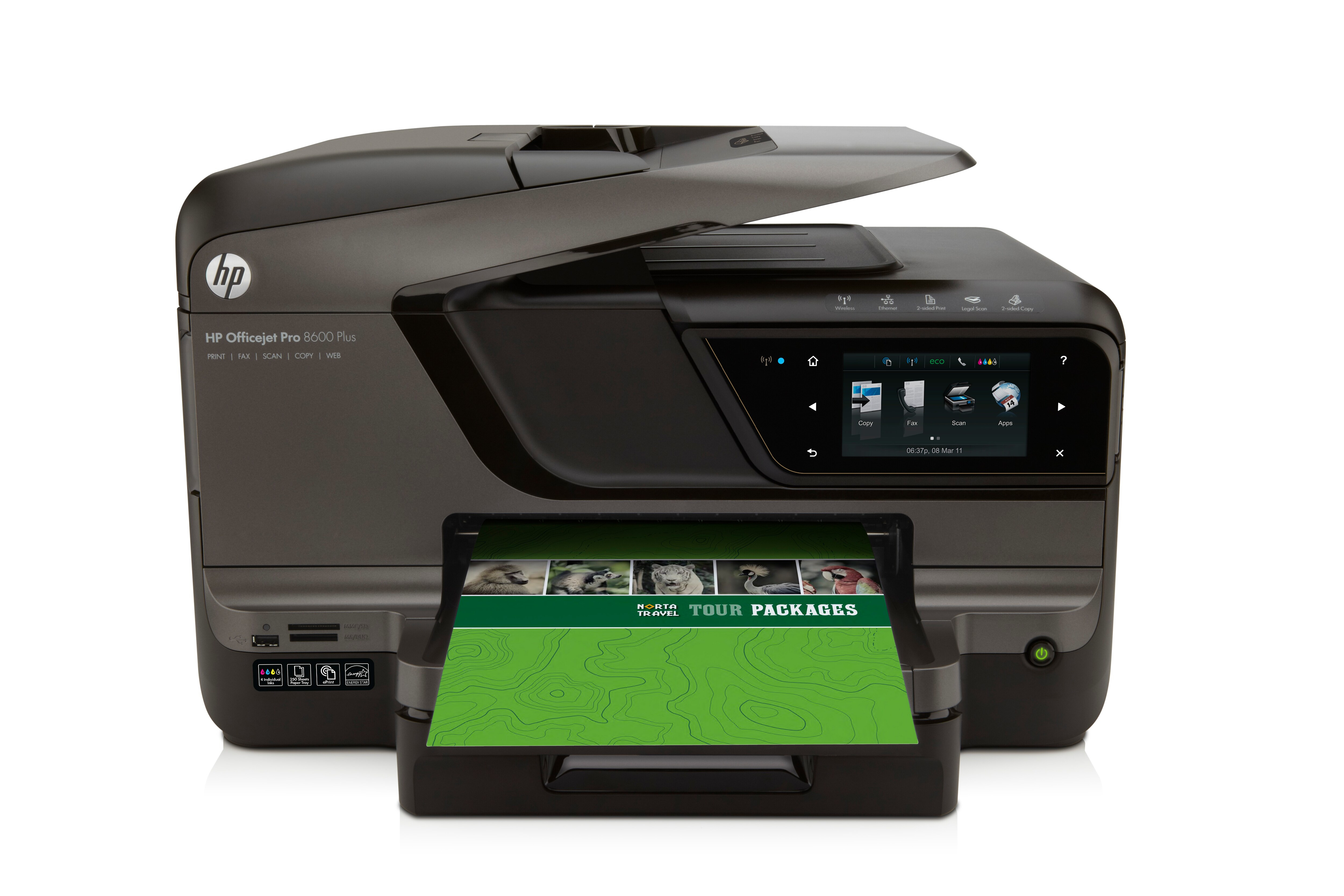 HP Officejet Pro 8600 Plus 4-in-1 Tinten-Multifunktionsdrucker