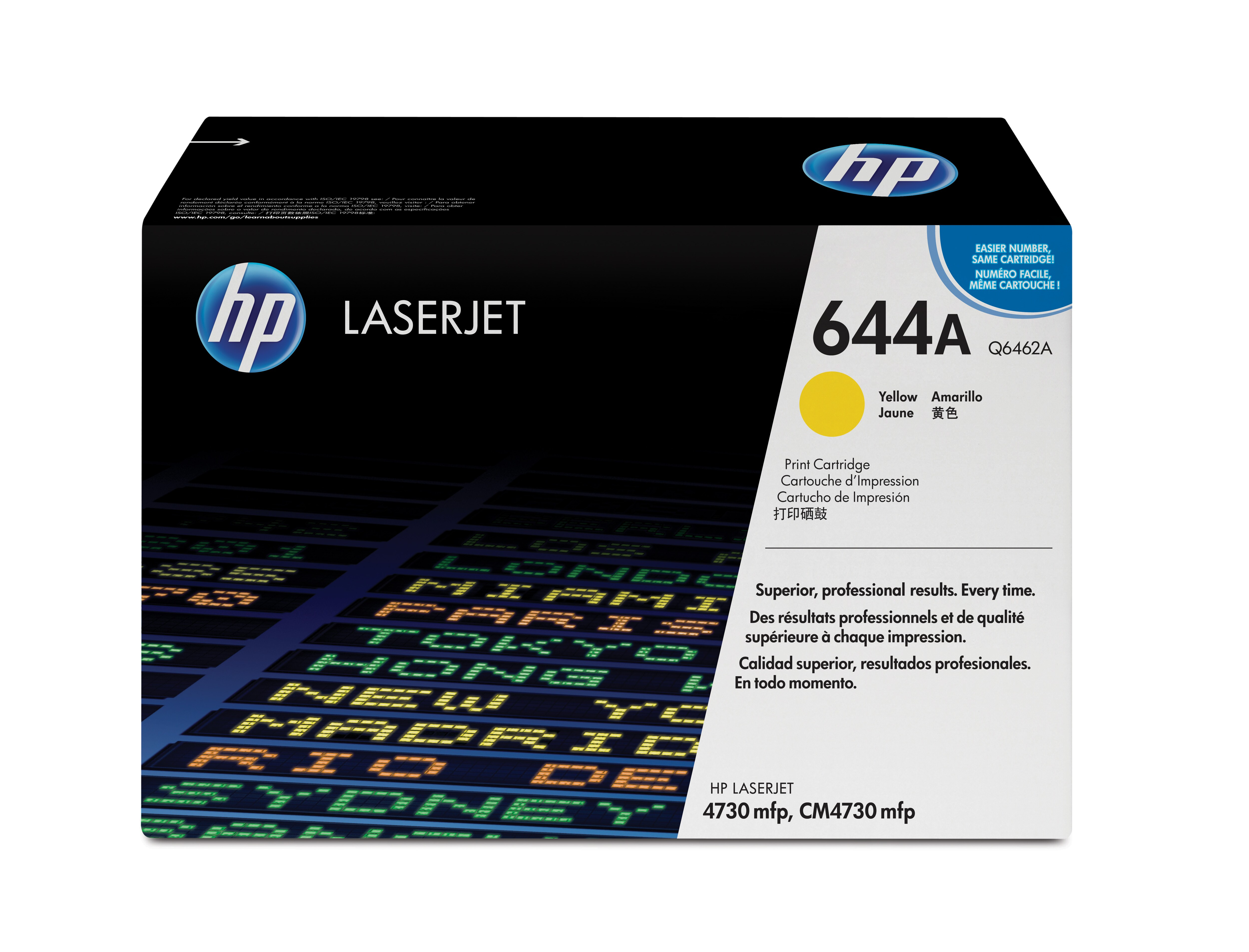 HP 644A - Amarillo - original - LaserJet - cartucho de tóner (Q6462A ) - para Color Laser