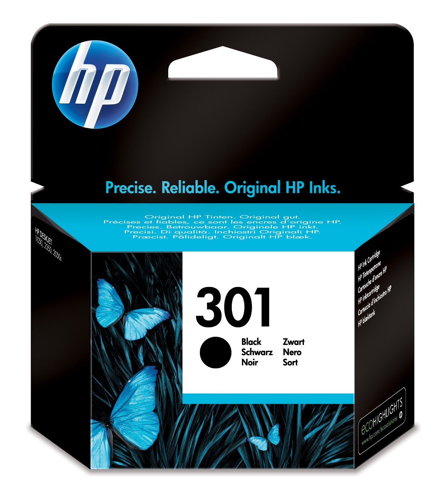 Cartucho de tinta - HP Cartucho de tinta original 301 negro