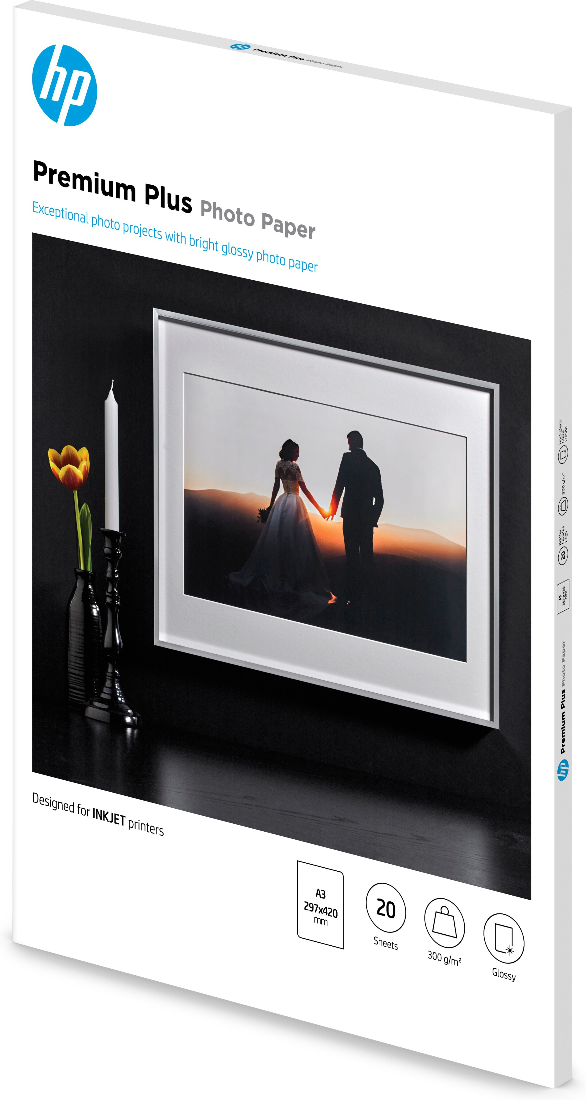 Papel fotográfico - HEWLETT PACKARD CR675A PREMIUMPLUSGLOSSYPHOTOPAPER