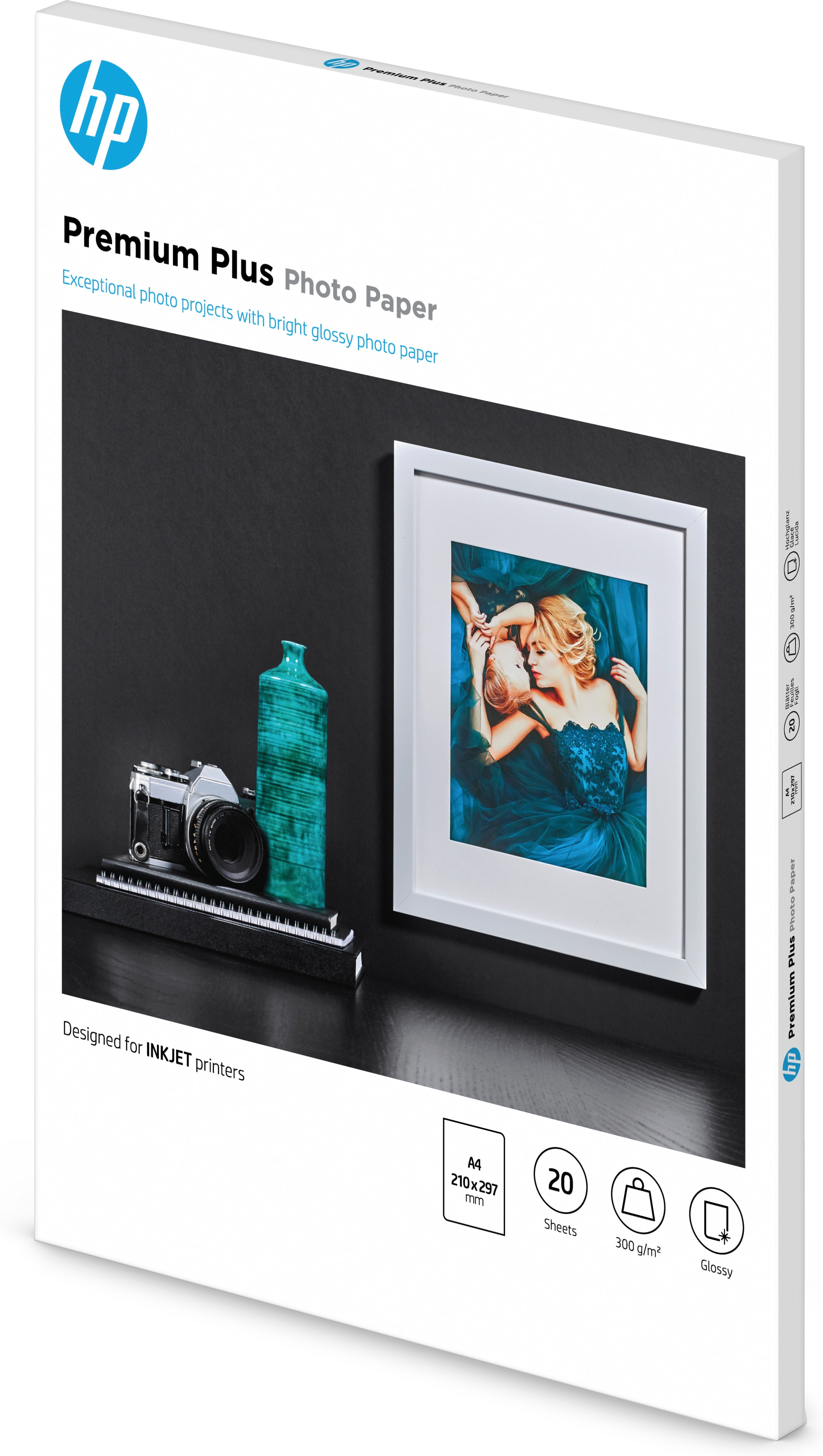 Papel fotográfico - HEWLETT PACKARD CR672A PREMIUMPLUSGLOSSYPHOTOPAPER