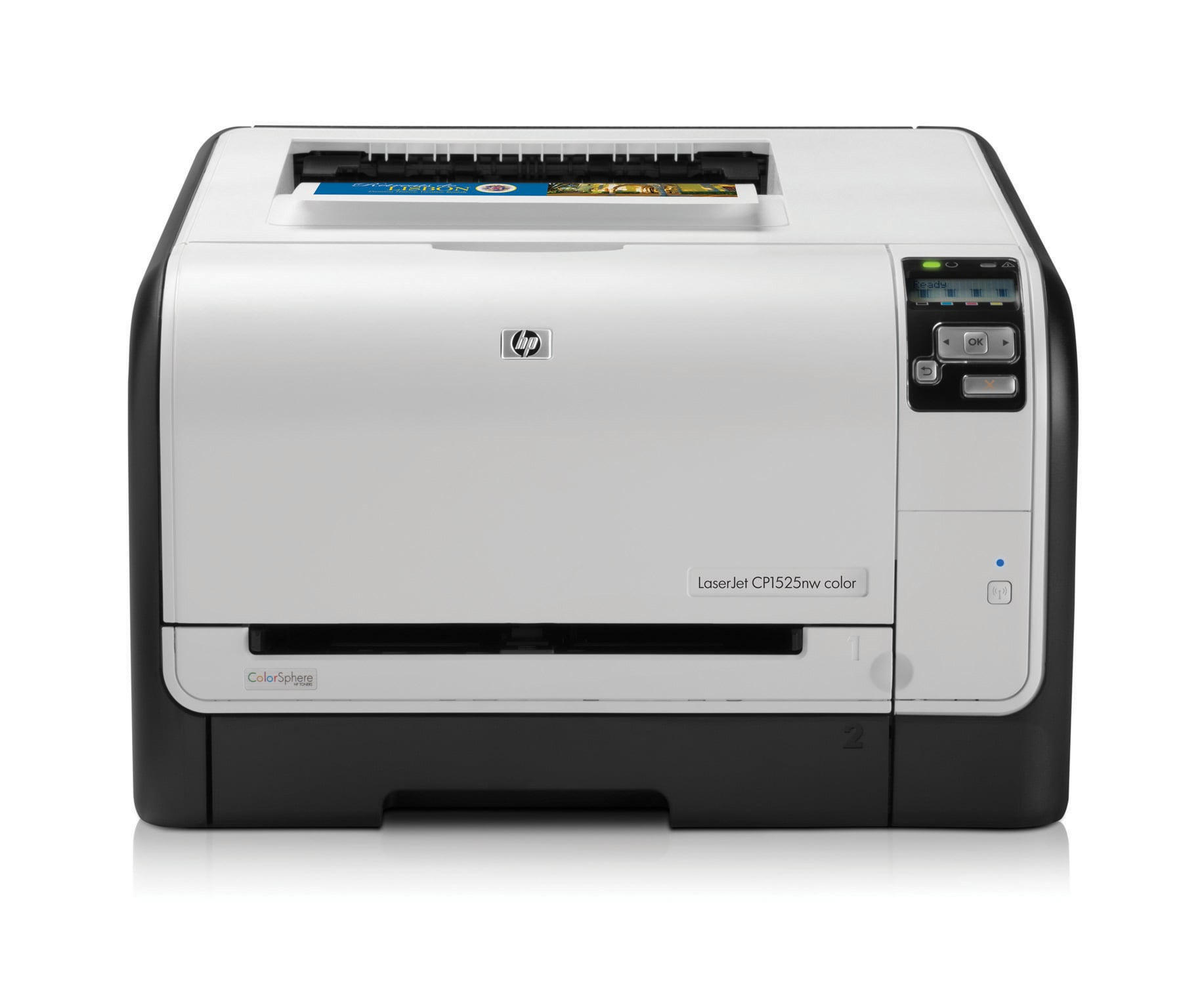 Impresora láser - HP LaserJet Pro Color CP 1525 NW, WiFi, USB