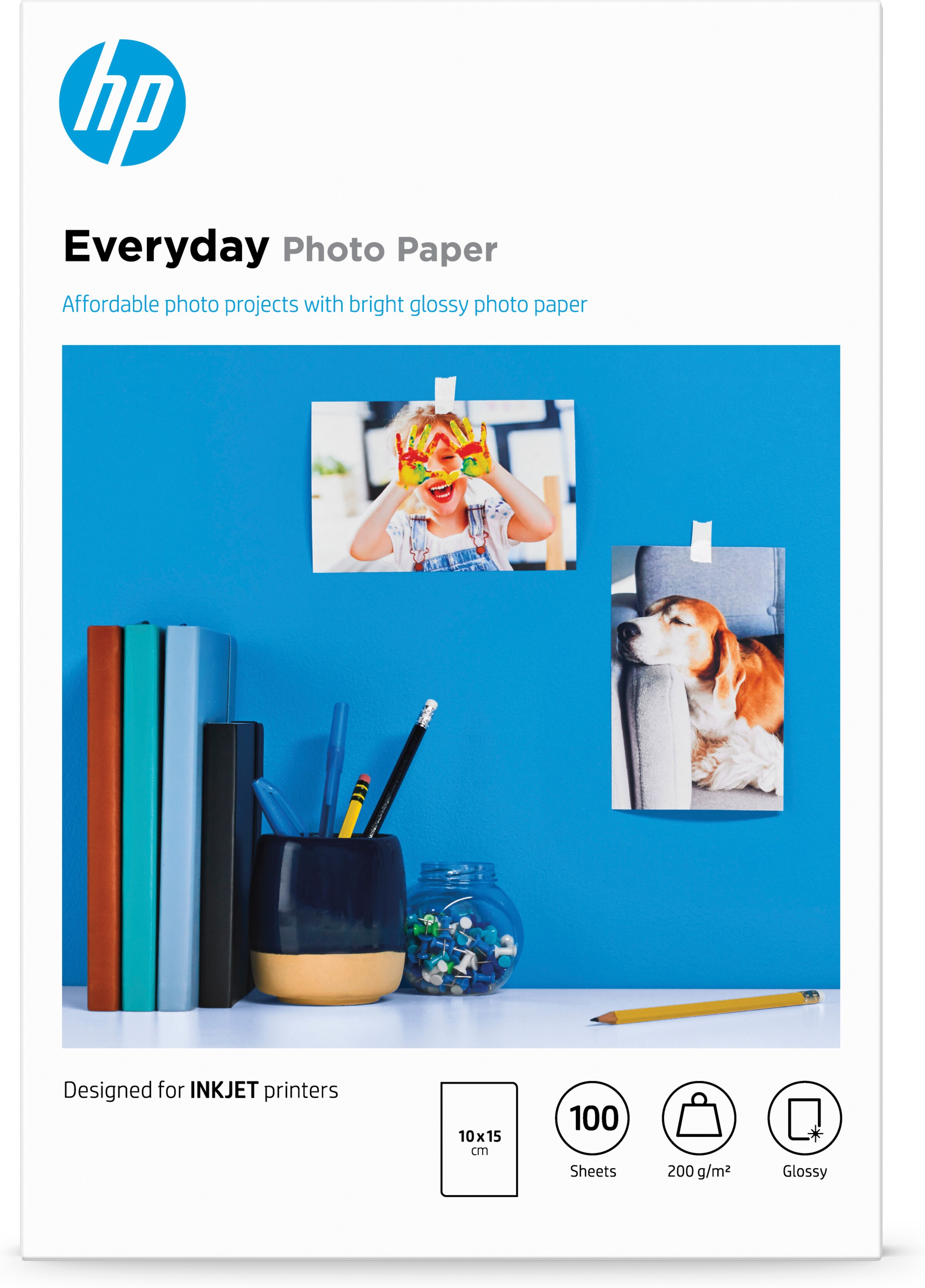 Papel fotográfico - HEWLETT PACKARD CR757A PAPEREVERYDAYGLOSSYPHOTO1001