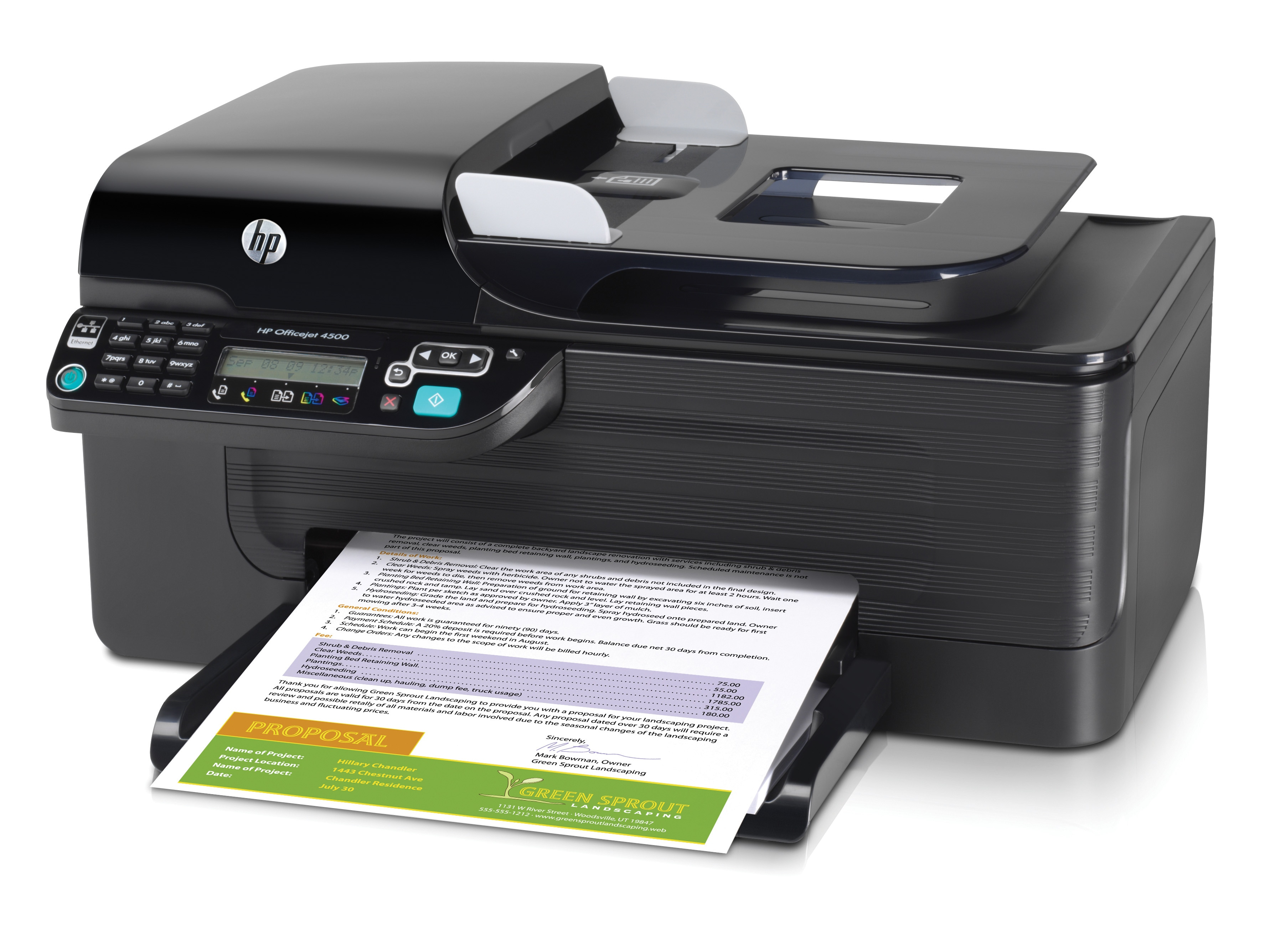 HP Officejet 4500 G510G CB867A Ethernet Çok Fonksiyonlu Mürekkepli Yazıcı