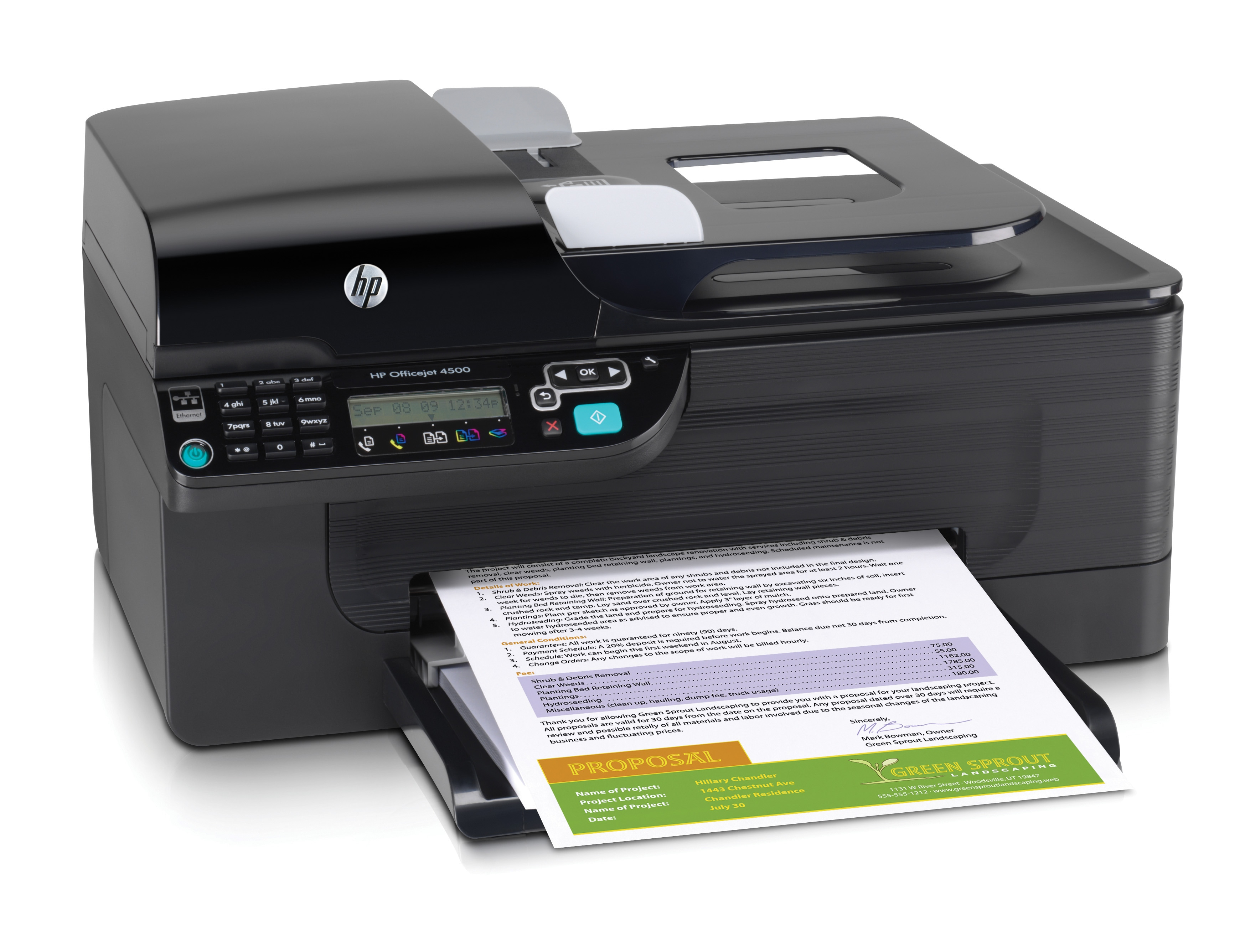 HP Officejet 4500 G510G CB867A Ethernet Çok Fonksiyonlu Mürekkepli Yazıcı