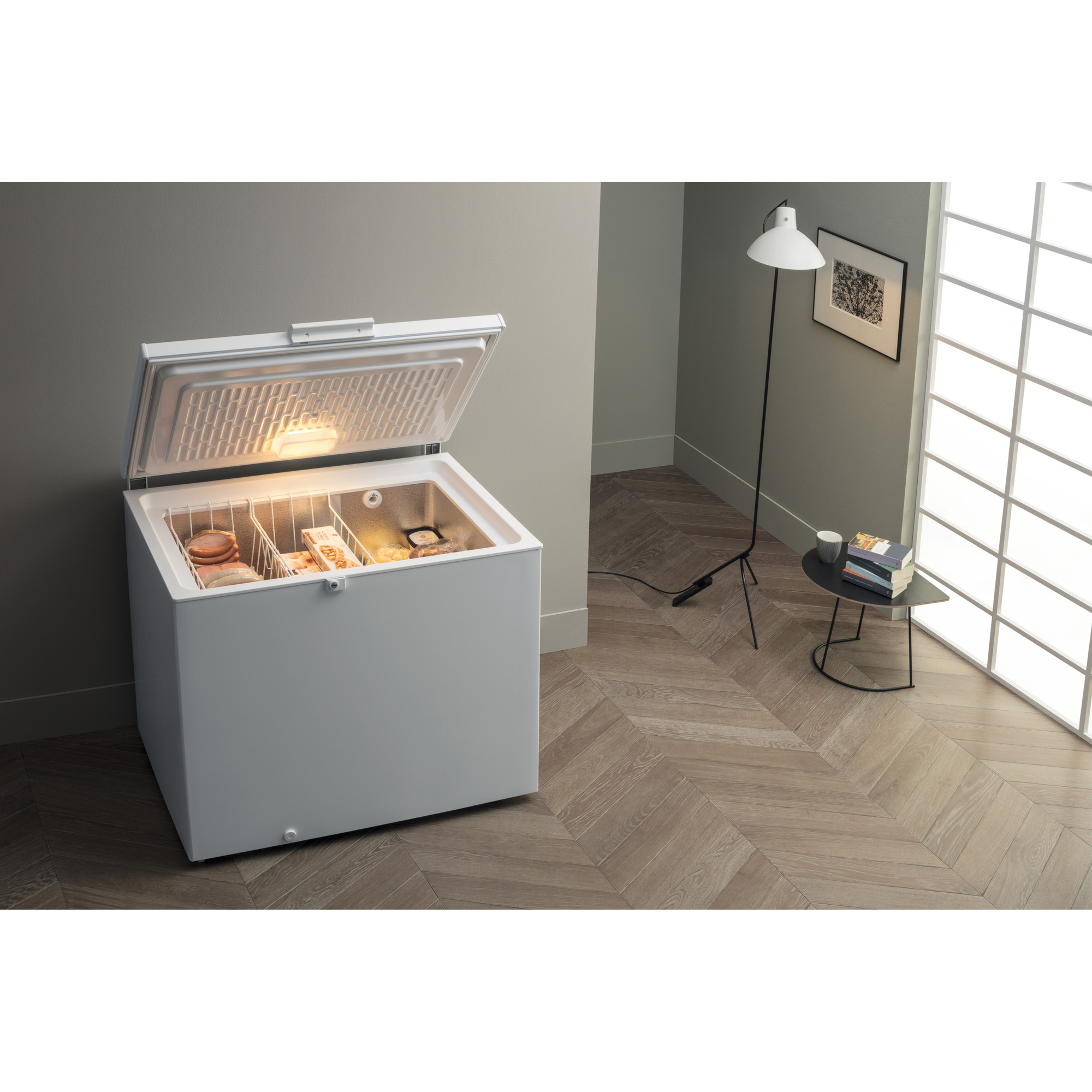 BAUKNECHT GTE 508 FA Gefriertruhe (E, 315 l, 916 mm hoch)
