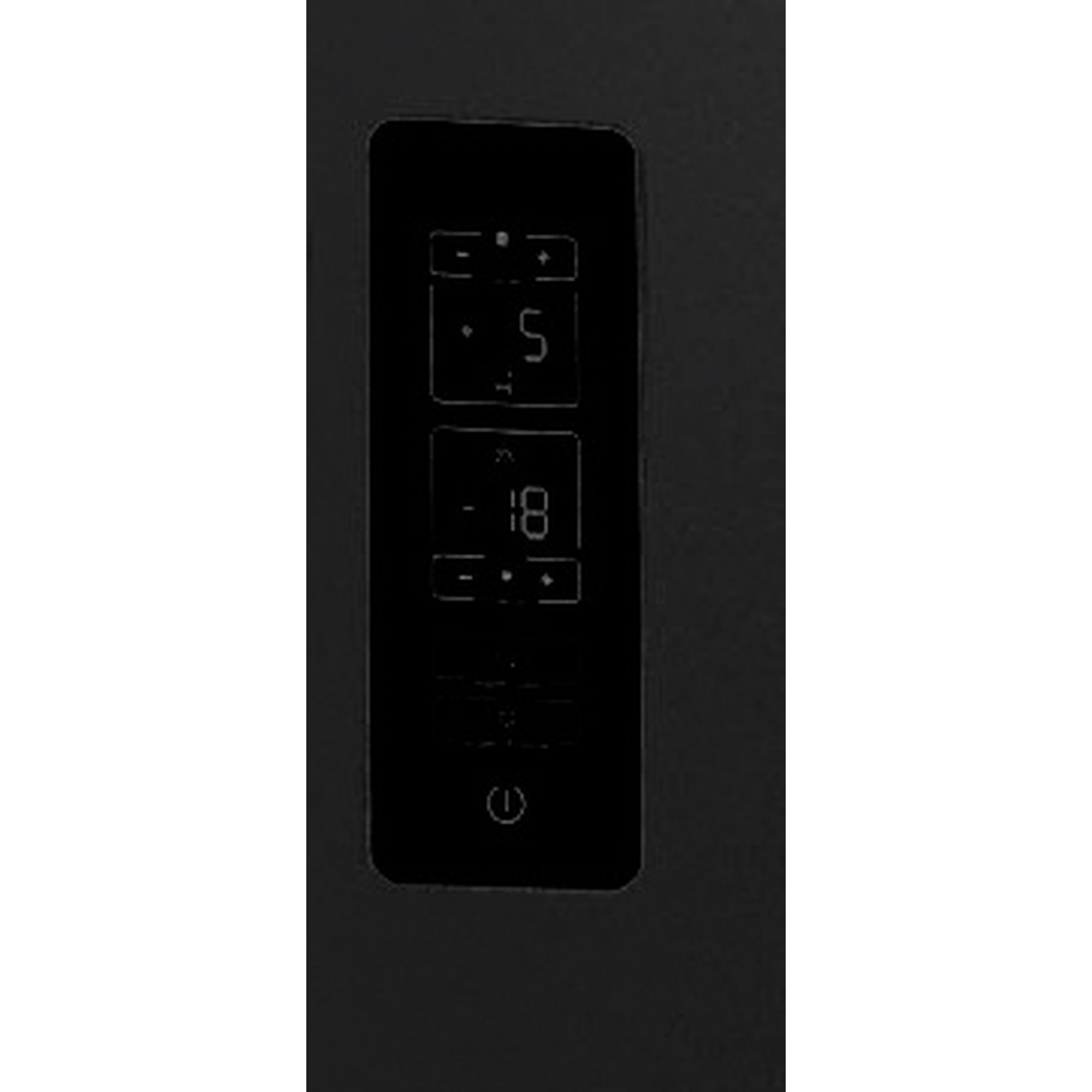 BAUKNECHT KSN 19 SW French Door Kühlgefrierkombination (452 l, F, 1950 mm hoch, Schwarz)