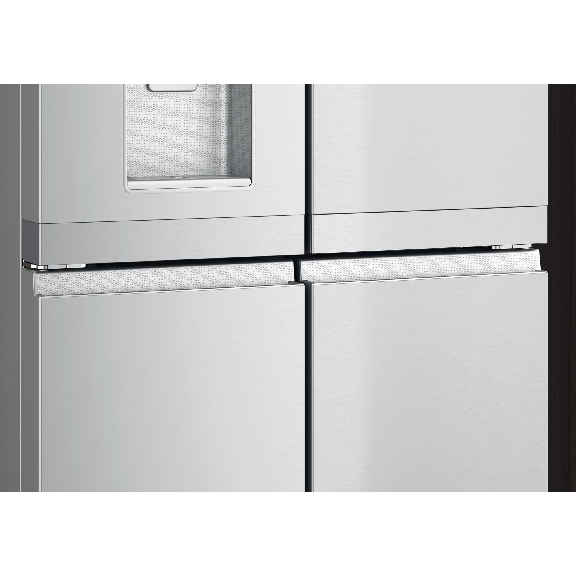 BAUKNECHT BQ9I MO1L Kühlgefrierkombination French Door (592 l, F, 1876 mm hoch, Edelstahloptik)