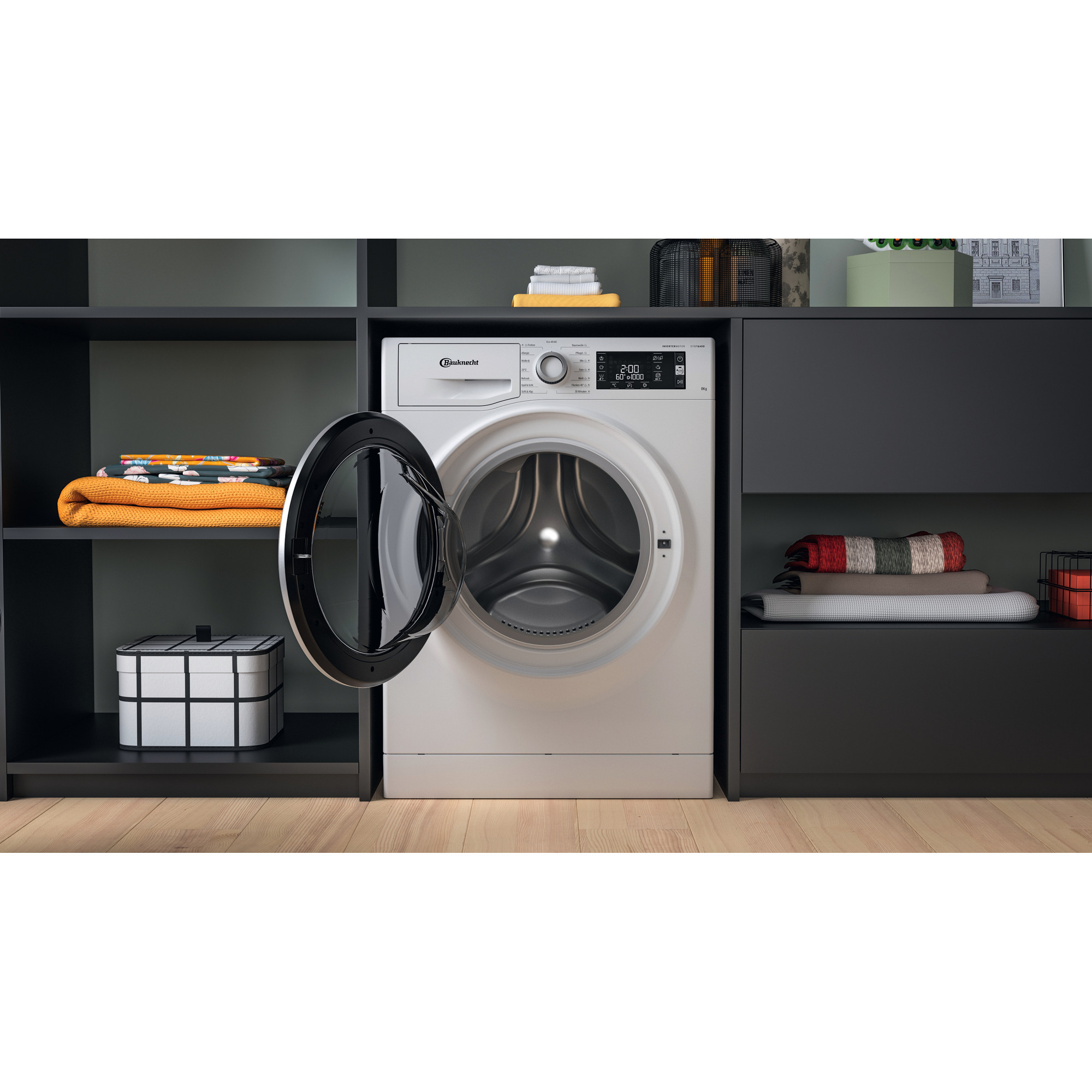 BAUKNECHT WM ELITE 816 C Waschmaschine (8 kg, 1551 U/Min., D)