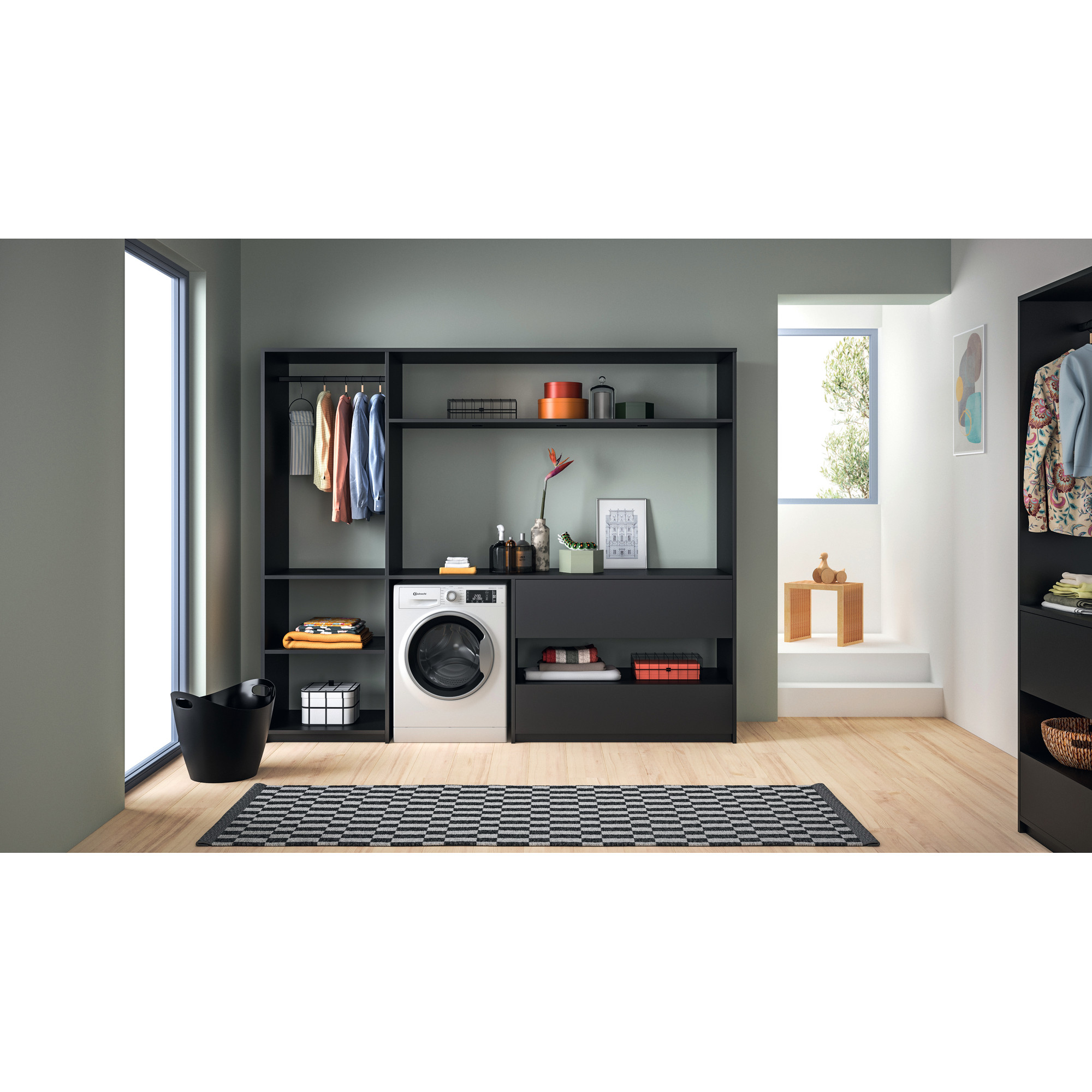 BAUKNECHT WM ELITE 816 C Waschmaschine (8 kg, 1551 U/Min., D)