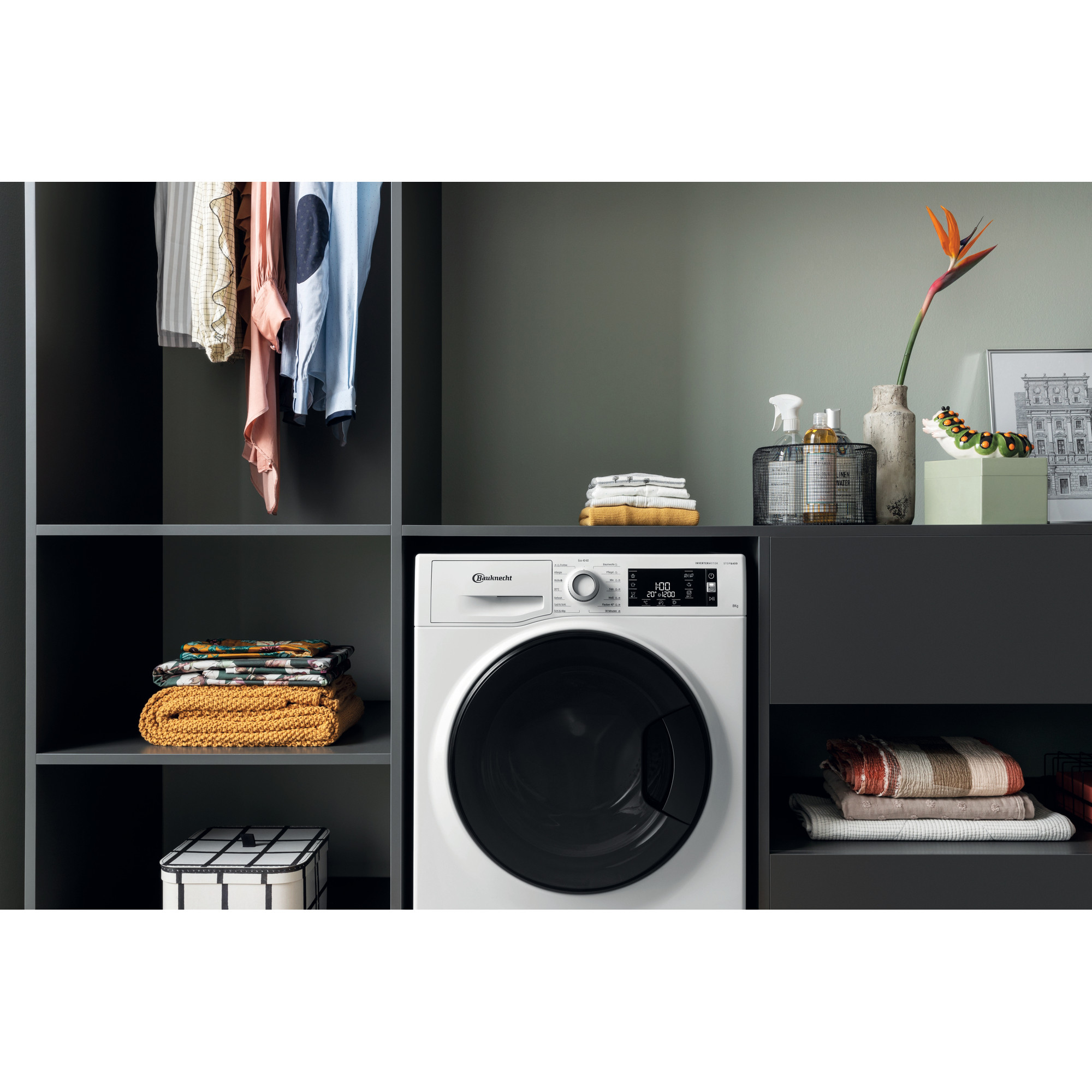 BAUKNECHT WM ELITE 823 PS Waschmaschine (8 kg, 1351 U/Min., B)
