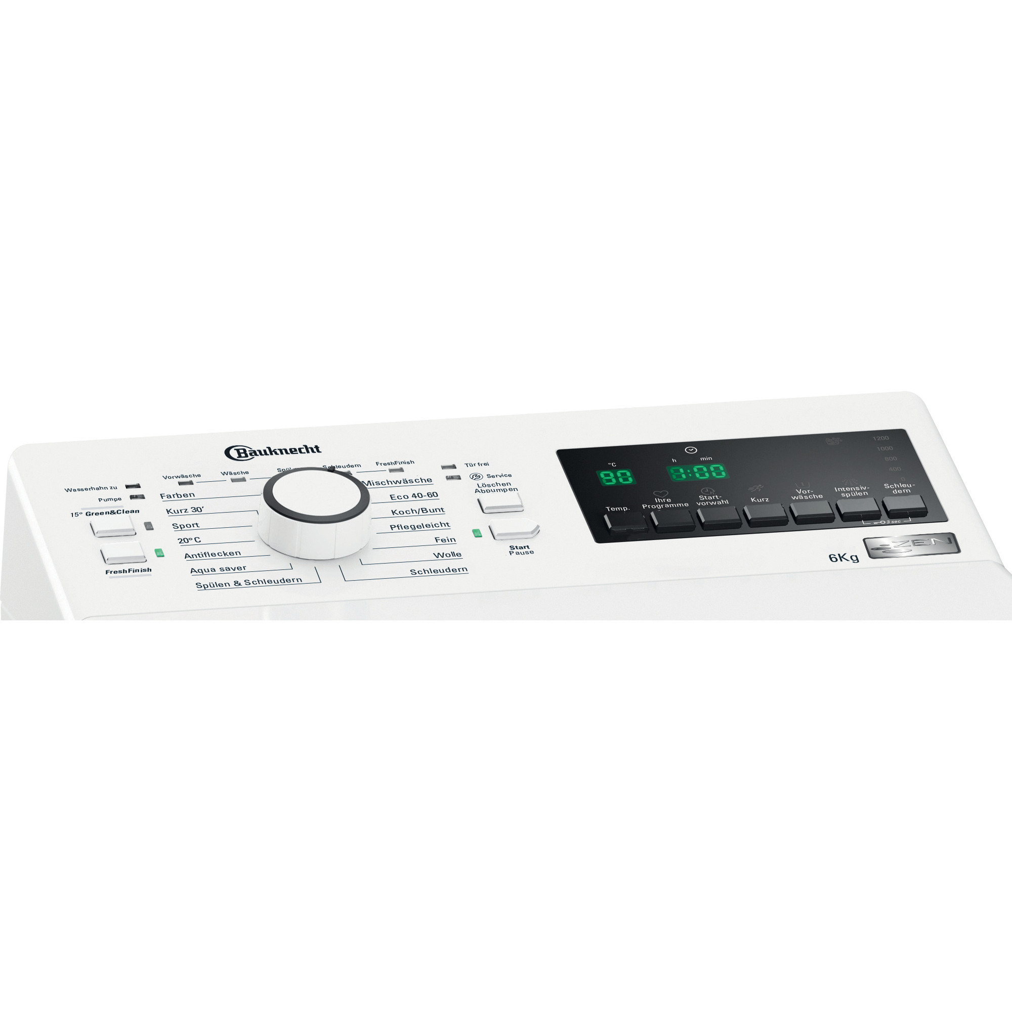 BAUKNECHT WMT ZEN 6 BD N Waschmaschine (6 kg, 1151 U/Min., C)