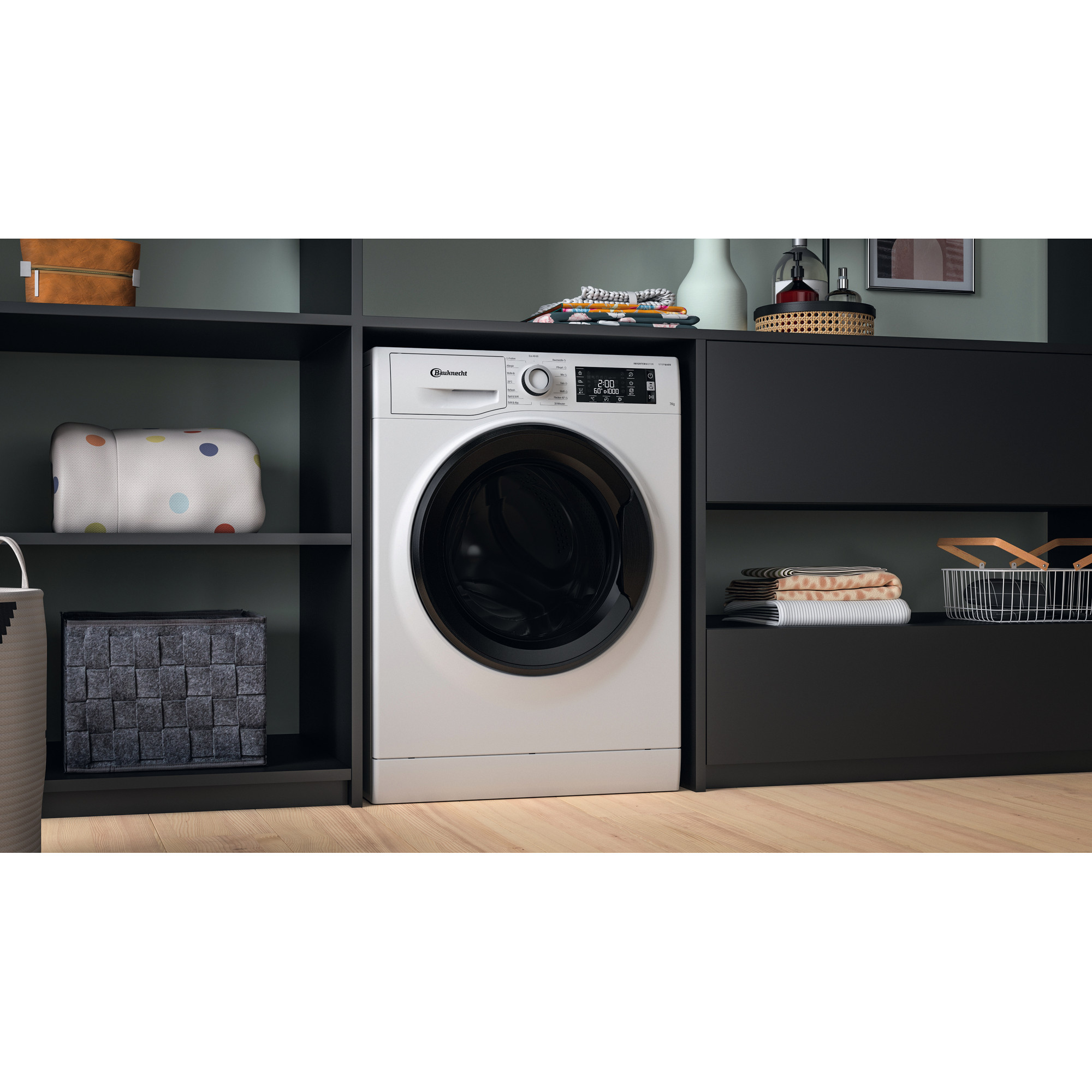 BAUKNECHT WM ELITE 722 C Waschmaschine (7 kg, 1351 U/Min., D)